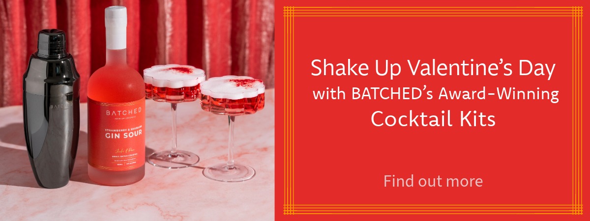 Batched Valentine's Cocktail Kits